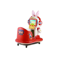 Xiaomixing Star Rabbit Machine à balançoire commerciale à pièces Jeu d'arcade pour enfants Matériel acrylique Langue anglaise 1