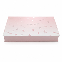 Boîte cadeau en papier rigide personnalisée de qualité supérieure avec fermeture magnétique pour pinceaux de maquillage, cosmétiques, ensembles de beauté, fournisseur en gros