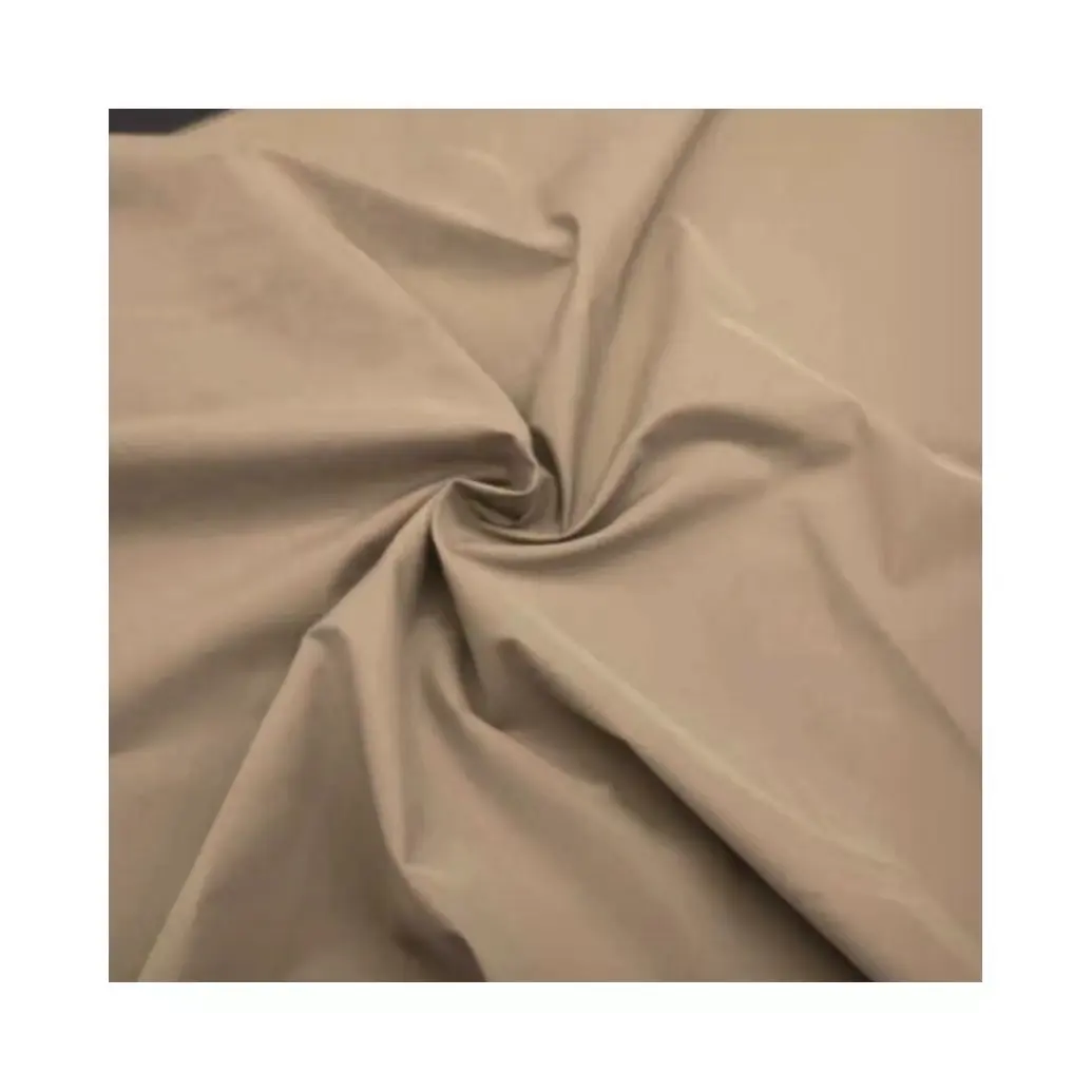 Mới Đến 80sx50d Sợi Polyester T400 Mát Lụa Cotton Mềm Đồng Bằng Vải Cho Quần Giản Dị Áo Gió Vải