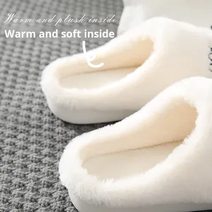 Prodotti Più Venduti 2026: Pantofole da Interno in <span class=keywords><strong>Peluche</strong></span> per Coppie, Calde e Traspiranti per l'Inverno - Product Image 4