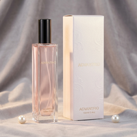 Venta Caliente de Botellas de Vidrio Cuadradas Transparentes Vacías de 100 ml para Perfume