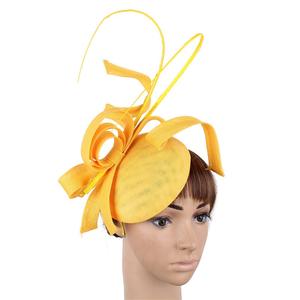 قبعة نسائية أنيقة بتصميم عتيق، قبعة يدوية الصنع جديدة للسيدات، قبعة من خيوط الكتان للزفاف والحفلات - Product Image 6