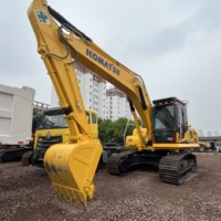 Excavadora Usada Komatsu PC200 de 20T con Ahorro de Combustible, Excavadora Hidráulica de Alta Eficiencia