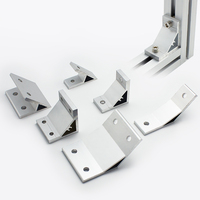 Prix usine moulé sous pression T fente profilé en aluminium 45 degrés 90 degrés 135 degrés L forme Angle Support connecteur support d'angle