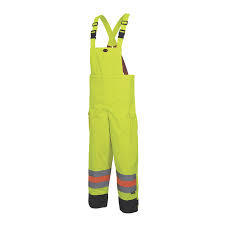 Haute qualité Fluorescent résistant à l'eau bavoir pantalon de travail respirant rayures réfléchissantes sécurité routière anti-poussière Oxford unisexe - Product Image 5