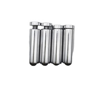 1/2\" Diameter Steel Desktop Table Standoffs Chromed Finish 1/4\"-D12X40 Fasteners for Material Hole Product Category Fasteners