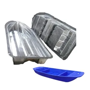 customized LLDPE plastic big rotomolded rescue plastic boat mold Canoe Rotational Moulds