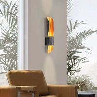 Lámpara de Pared LED Moderna de Hierro con Luz Blanca Cálida para Dormitorio, Montaje en Pared Junto a la Cama