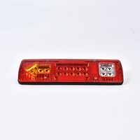 Feu arrière LED 12V 24V pour remorque, 131 LED, avec fonctions de frein, stop et clignotant, pour camion et semi-remorque, ensemble de feux arrière et indicateurs