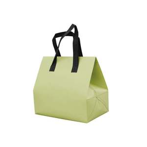 Sac isotherme jetable non tissé personnalisable, recyclable, en aluminium épais, pour la vente à emporter, le stockage à froid des aliments, les sandwichs, le pain - Product Image 3