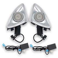 Kit de Iluminación Interior para Automóvil Mercedes Benz Clase C W206, Luces LED Ambientales para Automóvil con 64 Colores, Salida de Aire de Turbina para Altavoz de Puerta