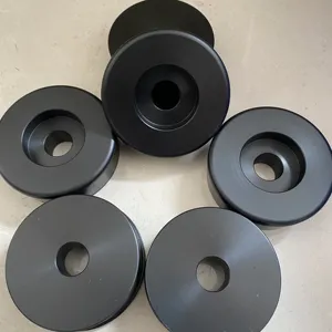 Factory Custom Plastic / Nylon / POM / PP / PVC Nylon Roller Pulley Wheels With Bearings