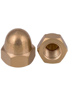 Nhà Máy bán hàng trực tiếp Vàng zinced Dome Nut với cho điện và trang trí dự án Carbon thép acorn <span class=keywords><strong>Nuts</strong></span> - Product Image 5