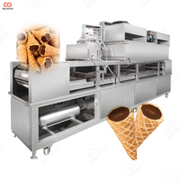 Remplissage automatique industriel de cône de crème glacée Remplissage de cône de chocolat Remplissage de cône de biscuit de gaufrette Machine de remplissage