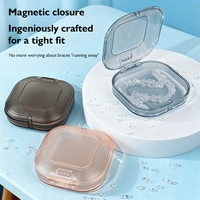 Boîte d'aligneur dentaire en plastique, boîte d'aligneur transparente, boîte de rangement pour prothèse dentaire, boîte d'aligneur