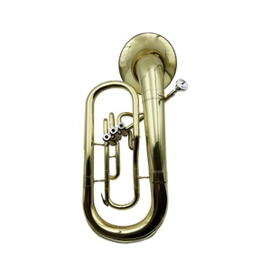 SEASOUND Bombardino OEM <span class=keywords><strong>de</strong></span> Alta Calidad JYMEP733 Instrumento <span class=keywords><strong>de</strong></span> Marcha Barato con Laca Dorada y <span class=keywords><strong>3</strong></span> Pistones Hecho <span class=keywords><strong>de</strong></span> Latón Tono Si Bemol - Product Image 5