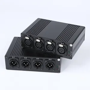 XLR Audio Extender Signal To Fiber Cable Transmitter And Receiver Support 20km
