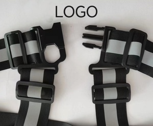 工場卸売 高視認性反射ベスト 弾性安全ハーネス 長さ調節可能＆カスタムロゴ/カラー対応 - Product Image 3