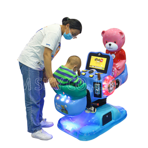 Juego Interactivo de Video con Forma de Oso en Columpio, Máquina de Juegos Operada con Monedas, Atracciones Infantiles de Fibra de Vidrio para Máquinas de Juego, Juego Musical para Niños, M <span class=keywords><strong>SKY</strong></span> - Product Image 3