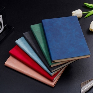 Papelería y material escolar Papel A5 personalizado Planificador de cuero PU suave Diario Impresión de cuaderno de negocios - Product Image 3