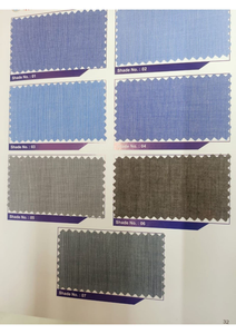 Tissu uniforme en coton teint uni, durable et confortable, pour vêtements de cérémonie et tenues professionnelles - Product Image 2