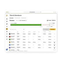 Application de gestion RH et de paie avec suivi des présences, planification des changements de service, demandes de congés et bons de salaire, compatible Linux et Mac, en stock