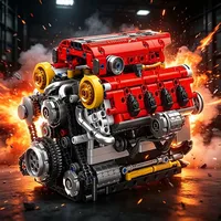 GAOMISI T4065 2026 Nouveau MOC Créatif Ensemble de Blocs de Construction Moteur Dynamique Modèle Éducatif Cadeaux de Bureau 1255 Pièces