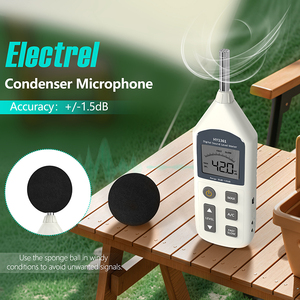 Hy1361 công nghiệp kỹ thuật số USB âm thanh trộn mức mét 30-130dB A/C tiếng ồn Tester với màn hình LCD lớn hiển thị nhanh/chậm <span class=keywords><strong>Class</strong></span> 1 - Product Image 4