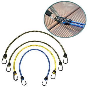 Tentes à bagages élastiques polyvalentes pour vélo avec crochet Sangles élastiques et cordons en latex pour une utilisation pratique - Product Image 3