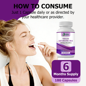 Cápsulas de Vitamina B12 Vegana al por Mayor que Ayudan a Convertir la Alimentación en Energía que tu Cuerpo Puede Usar Durante Todo el Día - Product Image 4