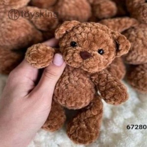 Peluche vache au crochet faite à la main - Poupée câline artisanale pour le sommeil du bébé, jouet en peluche en coton biologique, décoration de chambre d'enfant - Product Image 6