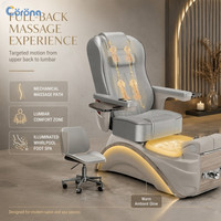 Chaise de pédicure électrique de haute qualité avec fonction de massage pour spa et salon