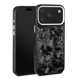 Custodie Magnetiche di Lusso con Texture in Fibra di Carbonio per <span class=keywords><strong>iPhone</strong></span> 17 13 <span class=keywords><strong>14</strong></span> 15 16 Pro Max, Cornice Metallica per <span class=keywords><strong>Fotocamera</strong></span>, <span class=keywords><strong>Cover</strong></span> Antiurto - Product Image 5