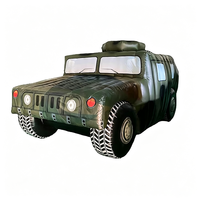 Promotion Exceptionnelle : Véhicule Hummer Blindé Gonflable Personnalisé, Modèle Tout-Terrain Robuste Étanche à l'Eau à l'Échelle 1:1, Ignifuge
