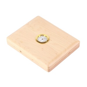 Boîte <span class=keywords><strong>de</strong></span> rangement pour 5 roseaux <span class=keywords><strong>de</strong></span> saxophone et <span class=keywords><strong>clarinette</strong></span> en bois massif avec hygromètre couleur bois naturel - Product Image 2