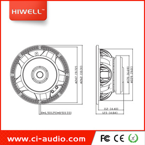 Altavoz Profesional <span class=keywords><strong>de</strong></span> Audio <span class=keywords><strong>de</strong></span> 10'' con Bobina <span class=keywords><strong>de</strong></span> 65mm para PA, Unidad <span class=keywords><strong>de</strong></span> <span class=keywords><strong>Sonido</strong></span> para Eventos en Vivo - Product Image 6