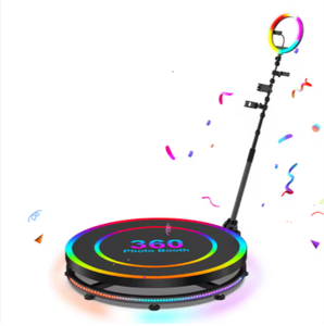 Plataforma Giratoria de <span class=keywords><strong>360</strong></span> Grados para Estudio de Video, de Aleación de Aluminio, para Cámara Réflex <span class=keywords><strong>Digital</strong></span> de 100 cm, para Cabina de Fotos de 1-2 Personas, Entrega Rápida - Product Image 6