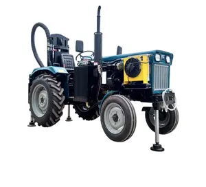 Oem Tractor Met Hydraulische Waterput Boren Machine 300M Truck Gemonteerd Boor Rig Met Dieselmotor