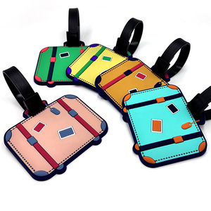 Tag Bagasi Promosi Logo Kustom Cetak 3D Bahan PVC Silikon Tahan Air dan Awet dari Karet - Product Image 6