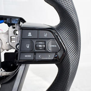 Volante Deportivo Toyota Wood <span class=keywords><strong>Gr</strong></span> para Land Cruiser Serie 79 80 100, Prado 120 150, Yaris, Tacoma A90, Supra, 4Runner, Mark X, <span class=keywords><strong>Chr</strong></span> - Product Image 3