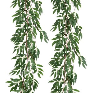Guirnalda Artificial de Eucalipto de 100cm-200cm, Verde, Decoración para Bodas y Hogar, Accesorios para Fotografía en Exteriores - Product Image 3