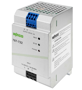 Alimentation électrique monophasée Wagos Industry 787-722 Eco ; 1 phase ; Tension de sortie 24 Vcc ; Courant 5 A ; LED DC-OK originale basse consommation - Product Image 6