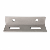 Support en L métallique sur mesure pour ouvre-portail coulissant, support d'angle réglable à fente, accessoires pour opérateur de portail OEM