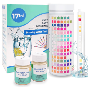 Kit de test d'eau potable manuel 17 en 1 - 100 bandelettes haute sensibilité + 2 tests de bactéries coliformes, résultats en 30 secondes, CE ISO 2 ans - Product Image 4