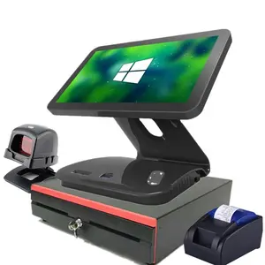 POS410 15inch POS computer System Machine Touch Screen all in 1 Pos Terminal