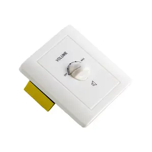China Manufacturer Volume Controller Imported Pc Material 30w In Wall Rotary Volume Control Switch