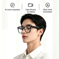 Lunettes Intelligentes M08T avec Caméra HD 8MP, Assistant Vocal IA, Traduction en Temps Réel, Appel Bluetooth, Contrôle Tactile, Lunettes Audio