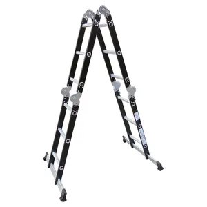 Extension telescopic folding aluminum ladder industry household use multi-purpose ladder