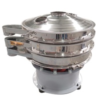 Hocheffizienter ein-deck-rotations-vibro-bildschirm-pvc-trennschutz kreisförmiger vibrator-schalter für minen metallurgie chemiepulver