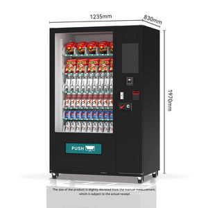 ตู้จำหน่ายสินค้าอัจฉริยะขนาด<span class=keywords><strong>ใหญ่</strong></span> พร้อมช่องเก็บของมากมาย สำหรับขนมและเครื่องดื่ม รับชำระด้วยเหรียญ/บัตรเครดิต/เงินสด/บัตรกำนัล - Product Image 6